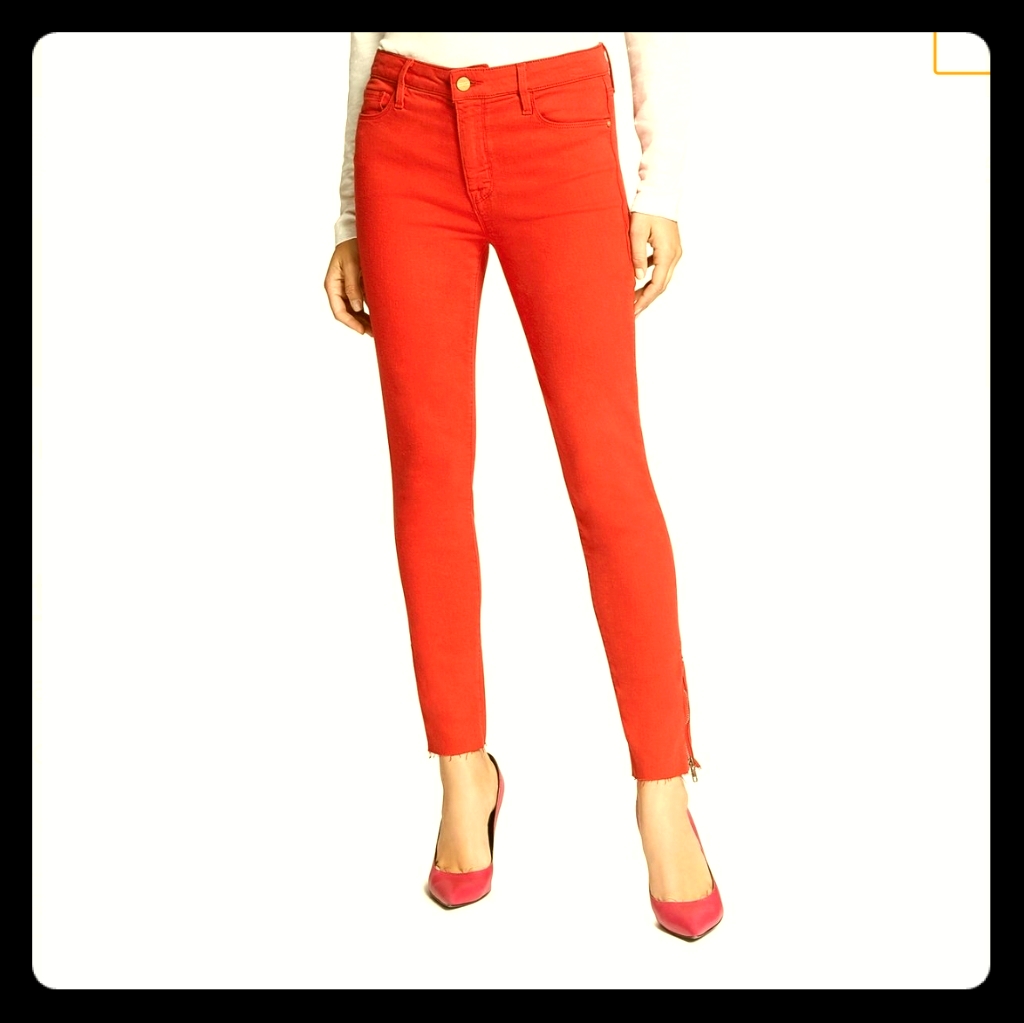 Sanctuary Surplus Red Stretch Denim